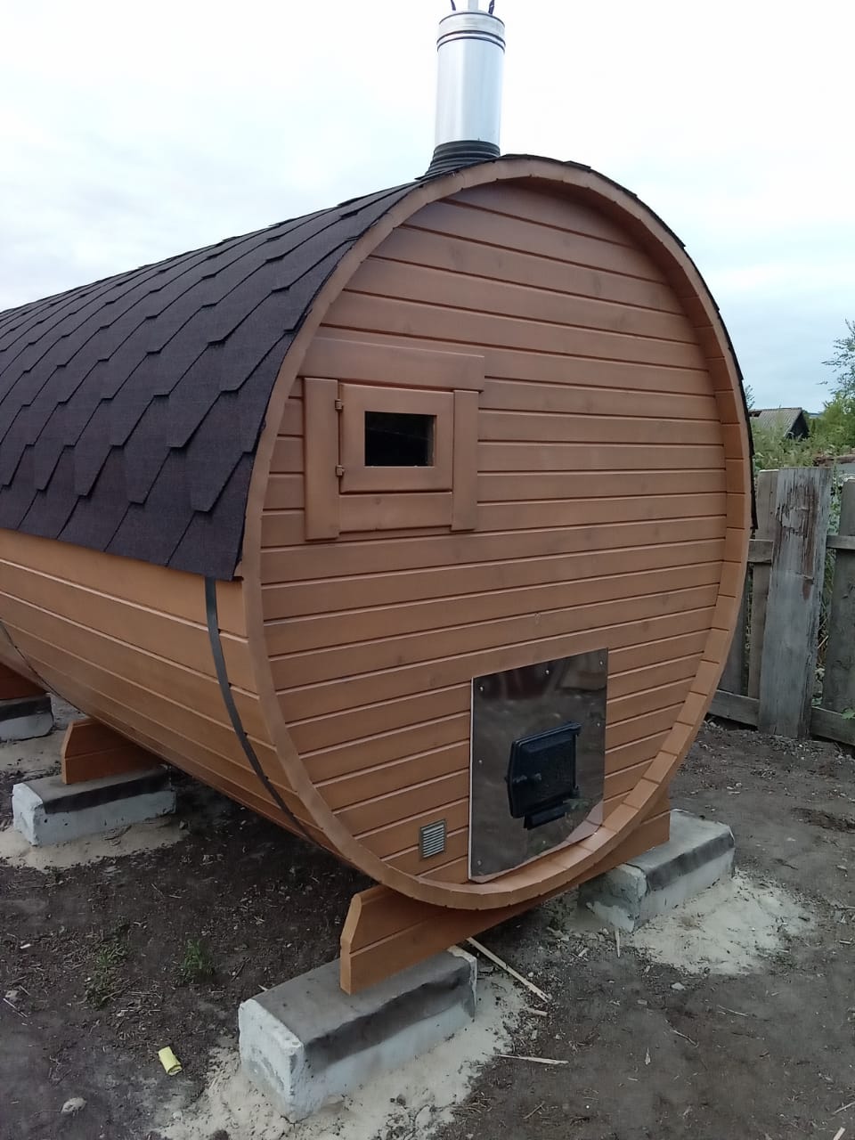 Баня-бочка 3.5м
