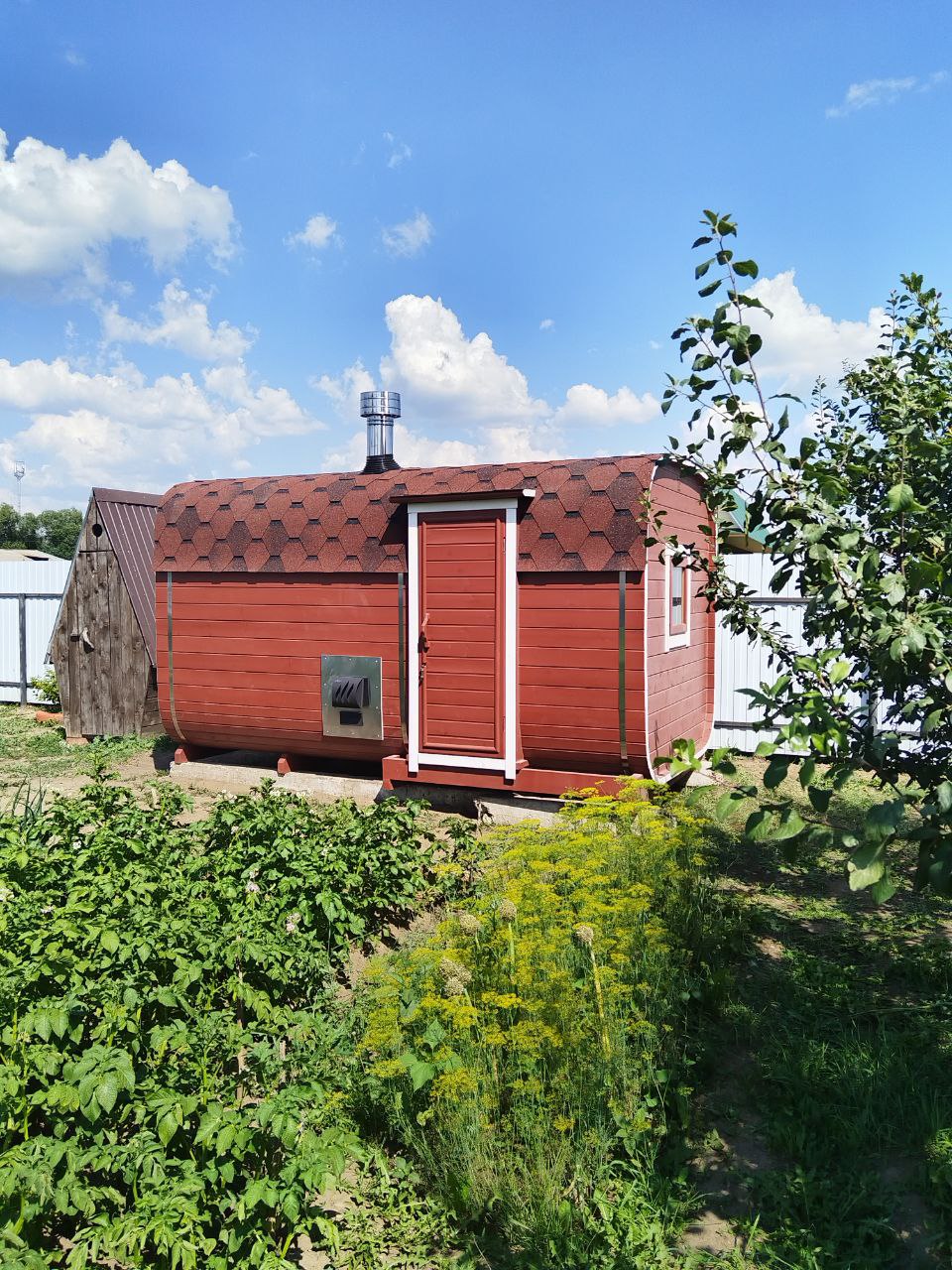 Квадро-баня 4м боковой вход